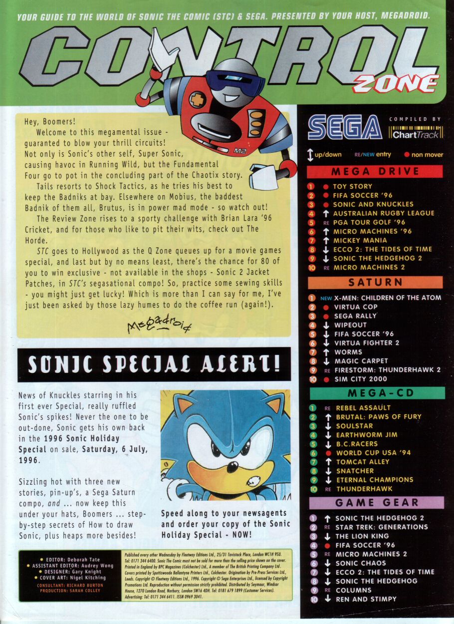 Sonic - The Comic Issue No. 081 Page 1